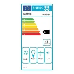UW60BL Unterbau-Dunstabzugshaube -Klarstein Verkäufe 10011484 energy label 2