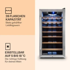 Vinamour 26 Uno Weinkühlschrank -Klarstein Verkäufe 10028491 de 0003 logo