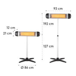 Rising Sun Infrarot-Heizstrahler -Klarstein Verkäufe 10031346 yy 0011 logo