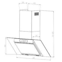 Balzac 60 Dunstabzugshaube Kopffrei -Klarstein Verkäufe 10031902 yy 0008 logo Klarstein Balzac 60 Dunstabzugshaube Edelstahl