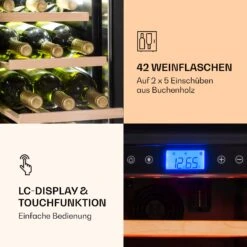 [Wiederverpackt] Vinovilla 42 Twin Built-In Duo Weinkühlschrank 2 Zonen -Klarstein Verkäufe 10032032 de 0005 logo