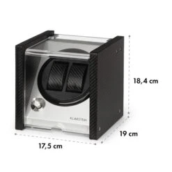 [Gebraucht] Tokyo Uhrenbeweger 2 Uhren -Klarstein Verkäufe 10032799 yy 0008 logo Klarstein Tokyo 2 Uhrenbeweger 2 Uhren schwarz