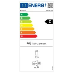 [Gebraucht] Beersafe M Getränkekühlschrank Mit Glastür 33 Liter -Klarstein Verkäufe 10033119 energy label 1