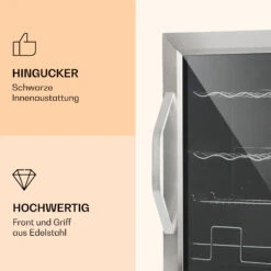 Beersafe XL Mix It Edition Getränkekühlschrank Mit Glastür 60 Liter -Klarstein Verkäufe 10033120 de 0003 logo