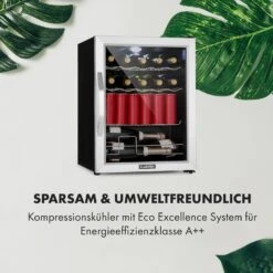 Beersafe XL Mix It Edition Getränkekühlschrank Mit Glastür 60 Liter -Klarstein Verkäufe 10033120 de 0006 logo