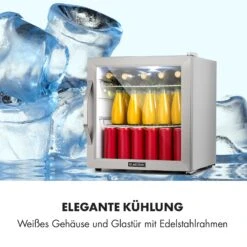 Beersafe L Crystal White Getränkekühlschrank Mit Glastür 47 Liter -Klarstein Verkäufe 10033121 de 0004 logo