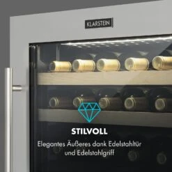 [Wiederverpackt] Vinovilla 79 Built-in Duo Weinkühlschrank 2 Zonen -Klarstein Verkäufe 10033742 de 0006 logo