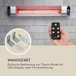 Dark Wave Infrarot-Heizstrahler -Klarstein Verkäufe 10033810 de 0008 logo 1