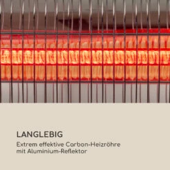 [Wiederverpackt] Dark Wave Stand Infrarot-Heizstrahler -Klarstein Verkäufe 10033811 de 0007 logo