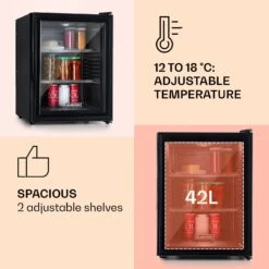 Brooklyn 42 Mini-Kühlschrank -Klarstein Verkäufe 10033822 uk 0004 usp