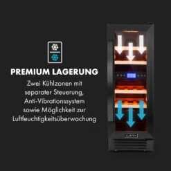 Vinovilla 17 Built-In Duo Weinkühlschrank 2 Zonen -Klarstein Verkäufe 10034154 de 0006 logo