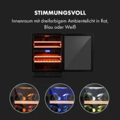 Vinovilla 43 Built-In Duo Onyx Edition Weinkühlschrank 2 Zonen -Klarstein Verkäufe 10034155 de 0003 logo