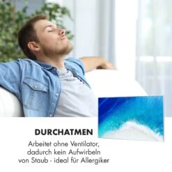 [Wiederverpackt] Wonderwall Air Art Strand Infrarotheizung Mit Bild -Klarstein Verkäufe 10034237 de 0006 logo 10034237 de 0006 1