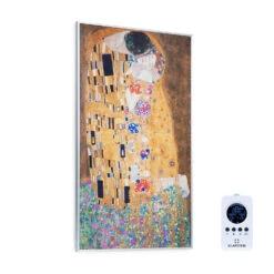 [Wiederverpackt] Wonderwall Air Art Kuss Infrarotheizung Mit Bild