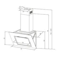 Sofia 60 Dunstabzugshaube Kopffrei 18 Sofia 60 Dunstabzugshaube Kopffrei -Klarstein Verkäufe 10034258 yy 0010 logo Klarstein Sofia 60 Dunstabzugshaube 60cm schwarz
