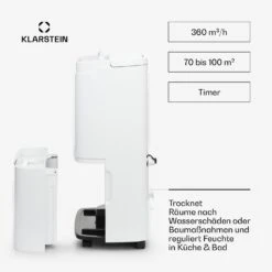 [Wiederverpackt] DryFy Connect 50L Smart Luftentfeuchter -Klarstein Verkäufe 10034435 de 0004 usp