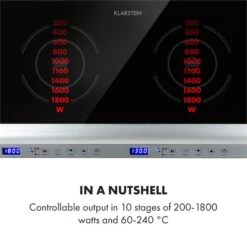 [Gebraucht] Cucinata Induktionskochfeld -Klarstein Verkäufe 10034503 yy 0004 logo Klarstein Cucinata Induktionskochfeld 3100 W 1