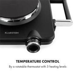 Cookorama Doppelkochplatte -Klarstein Verkäufe 10034573 yy 0005 logo Klarstein Cookorama Doppelkochplatte schwarz