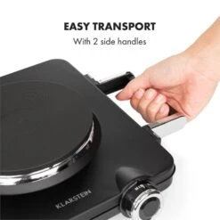 Cookorama Doppelkochplatte -Klarstein Verkäufe 10034573 yy 0006 logo Klarstein Cookorama Doppelkochplatte schwarz