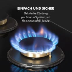 [Wiederverpackt] Goldflame 4 Gaskochfeld -Klarstein Verkäufe 10034972 de 0005 logo