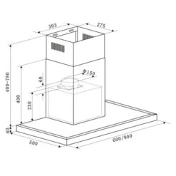 [Wiederverpackt] Limelight Dunstabzugshaube -Klarstein Verkäufe 10034978 yy 0010 logo Klarstein Limelight Dunstabzugshaube 90cm schwarz