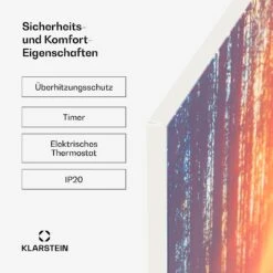 [Wiederverpackt] Wonderwall Air Art Infinite 580 Infrarotheizung Mit Bild -Klarstein Verkäufe 10035172 de 0005 usp 1