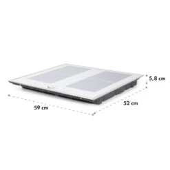 [Gebraucht] Delicatessa 60 Prime Induktionskochfeld -Klarstein Verkäufe 10035267 yy 0011 logo Klarstein Delicatessa 60 Prime Kochfeld weiss