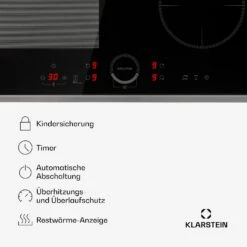 [Wiederverpackt] Delicatessa 60 Hybrid Prime Induktionskochfeld -Klarstein Verkäufe 10035268 de 0006 usp