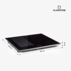 [Wiederverpackt] Delicatessa 60 Hybrid Prime Induktionskochfeld -Klarstein Verkäufe 10035268 yy 0011 dimensions