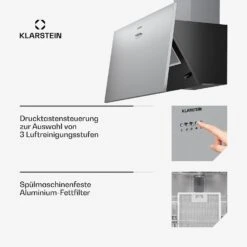 [Wiederverpackt] Silver Lining 90 Dunstabzugshaube Kopffrei -Klarstein Verkäufe 10035318 de 0006 usp 1