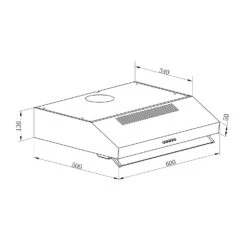 [Wiederverpackt] Purista Americana Unterbau-Dunstabzugshaube -Klarstein Verkäufe 10035340 yy 0009 logo Klarstein Purista Americana 1