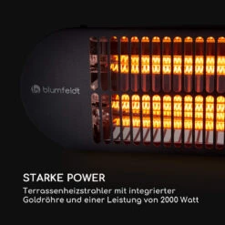 [Gebraucht] Gold Bar 2000 Swing Infrarotheizstrahler -Klarstein Verkäufe 10035341 de 0005 logo