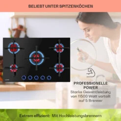 [Gebraucht] Illuminosa 5 Gaskochfeld -Klarstein Verkäufe 10035465 de 0003 usp 1