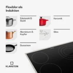 [Gebraucht] Virtuosa 4 Prime Glaskeramik-Kochfeld -Klarstein Verkäufe 10035551 de 0007 usp