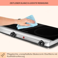 [Wiederverpackt] Cookbuddy Glaskeramik-Kochfeld -Klarstein Verkäufe 10035704 de 0007 usp 1