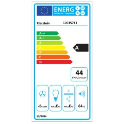 [Wiederverpackt] Kronleuchter Smart Inselhaube -Klarstein Verkäufe 10035711 energy label