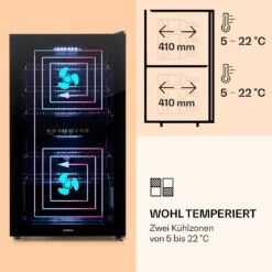 Klarstein Shiraz 29 Duo Weinkühlschrank 2 Zonen -Klarstein Verkäufe 10035846 de 0003 logo