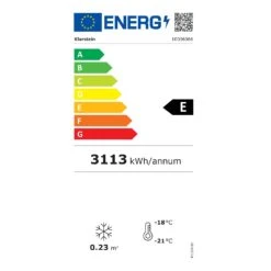 IceAge 88 Gefrierschrank 88 Liter -Klarstein Verkäufe 10036066 energy label