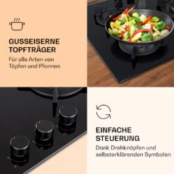 [Gebraucht] Goldflame 3 Gaskochfeld -Klarstein Verkäufe 10037805 de 0003 logo