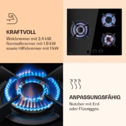 [Gebraucht] Goldflame 3 Gaskochfeld -Klarstein Verkäufe 10037805 de 0004 logo