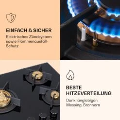 [Gebraucht] Goldflame 3 Gaskochfeld -Klarstein Verkäufe 10037805 de 0005 logo