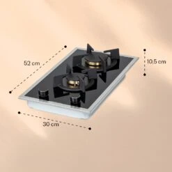 [Wiederverpackt] Goldflame Domino Prime Gaskochfeld -Klarstein Verkäufe 10037806 yy 0007 logo 1