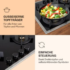 [Gebraucht] Goldflame Domino 4 Prime Gaskochfeld -Klarstein Verkäufe 10037807 de 0003 logo 1