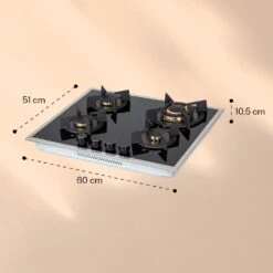 [Gebraucht] Goldflame Domino 4 Prime Gaskochfeld -Klarstein Verkäufe 10037807 yy 0007 logo 1