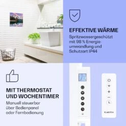 [Wiederverpackt] Wonderwall Air Art Smart Infrarotheizung Mit Bild See -Klarstein Verkäufe 10037818 de 0004 logo