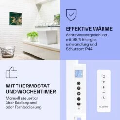 [Wiederverpackt] Wonderwall Air Art Smart Infrarotheizung Mit Bild Wirbel -Klarstein Verkäufe 10037822 de 0004 logo
