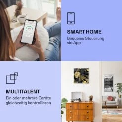 [Wiederverpackt] Wonderwall Air Art Smart Infrarotheizung Mit Bild Schwarze Blume -Klarstein Verkäufe 10037830 de 0002 logo