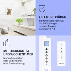 [Wiederverpackt] Wonderwall Air Art Smart Infrarotheizung Mit Bild Löwe -Klarstein Verkäufe 10037834 de 0004 logo