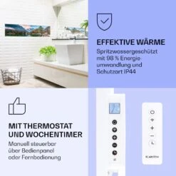[Gebraucht] Wonderwall Air Art Smart Infrarotheizung Mit Bild See -Klarstein Verkäufe 10037840 de 0004 logo