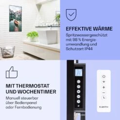 [Gebraucht] Wonderwall Air Art Smart Infrarotheizung Mit Bild See Vertikal -Klarstein Verkäufe 10037893 de 0004 logo